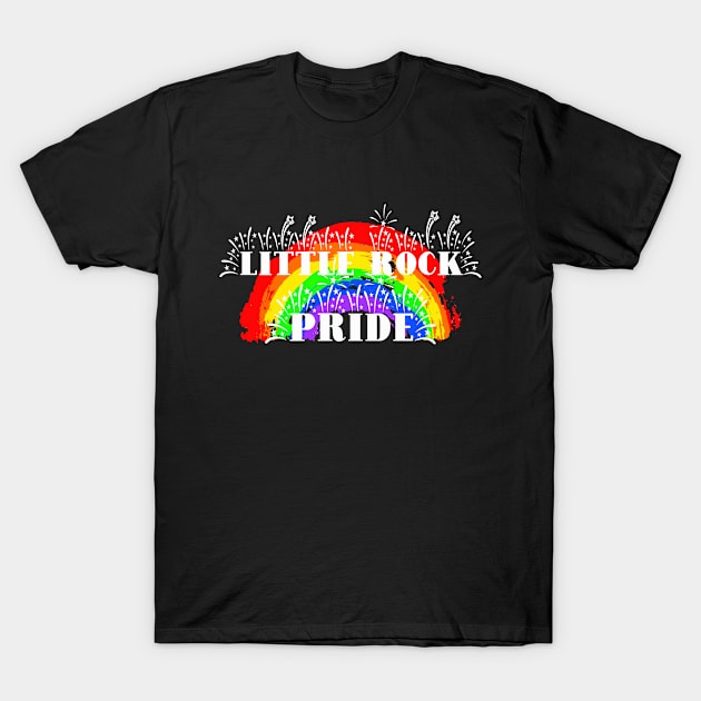 Little Rock Gay Pride Rainbow T-Shirt by tropicalteesshop